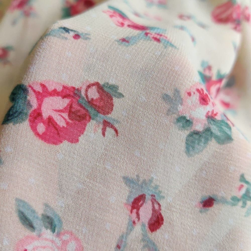 Cotton On flowy sheer floral blouse sz XS - Picture 6 of 11